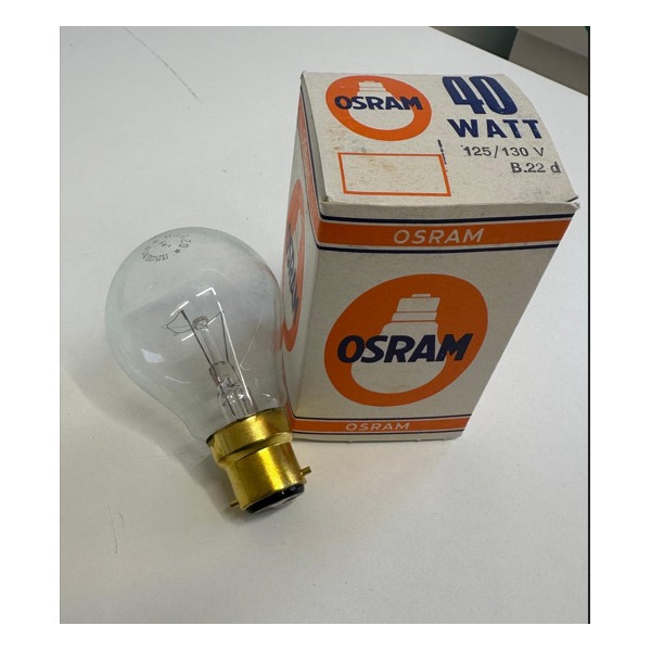Nitra Clear Drop B22D 40W 125/130V